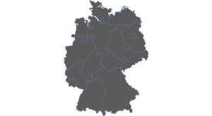 Karte von Deutschland